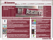 Tablet Screenshot of mfasesoresconsulting.com